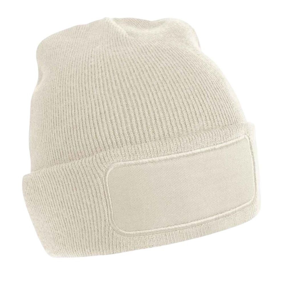 Beechfield Unisex Adult Patch Beanie / Almond